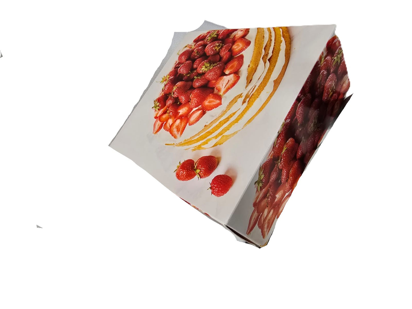 Boite patissière imprimé