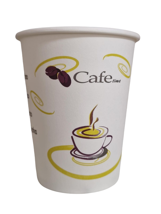 Gobelet carton blanc imprimé