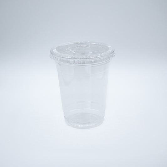 Couvercle pot à dessert PET plat