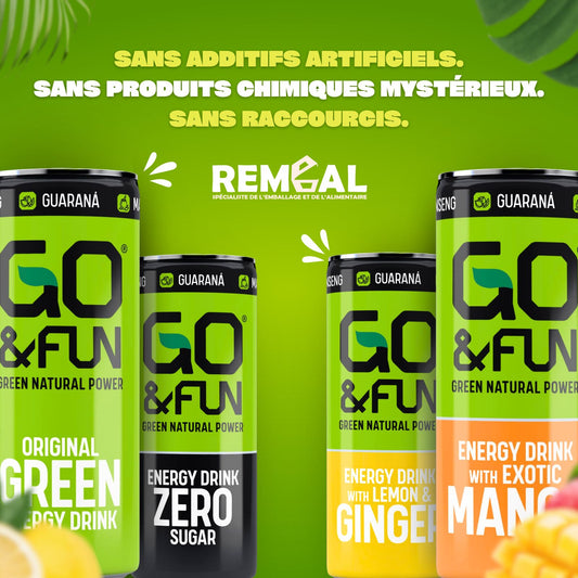 Go & Fun  - boisson énergisante 100% naturel
