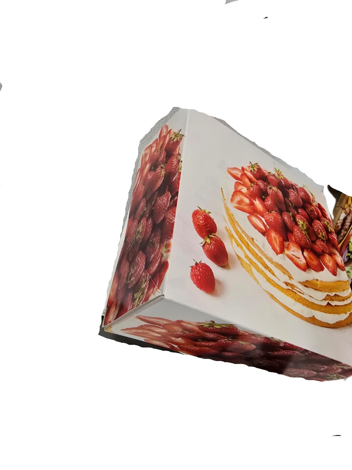 Boite patissière imprimé