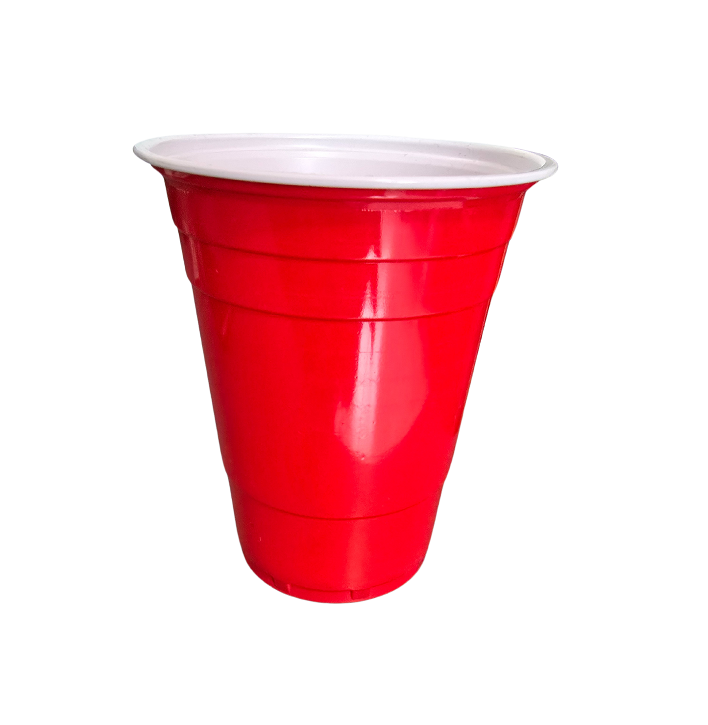 Gobelets en plastique rouge "Américain"