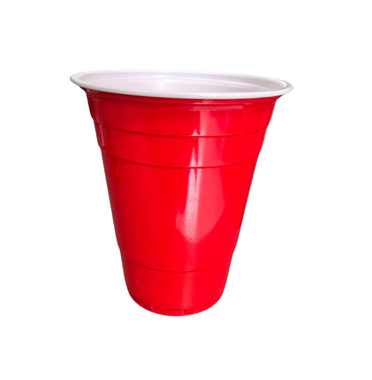 Gobelets en plastique rouge "Américain"