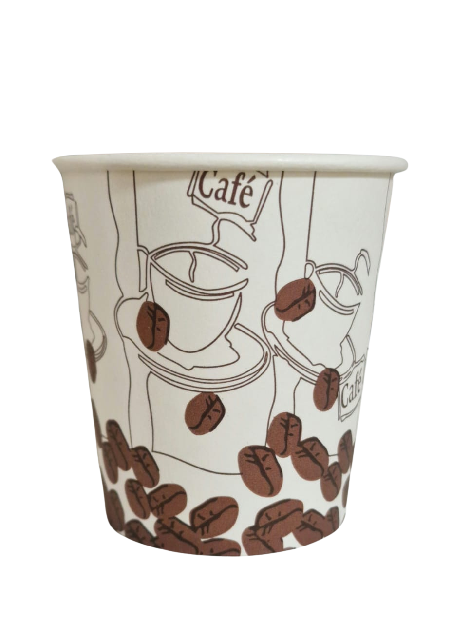 Gobelet carton blanc imprimé