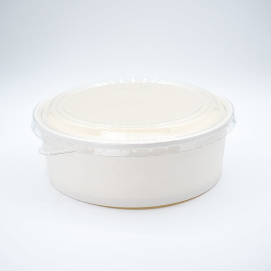 Bol à salade carton blanc