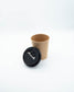 Couvercle café noir